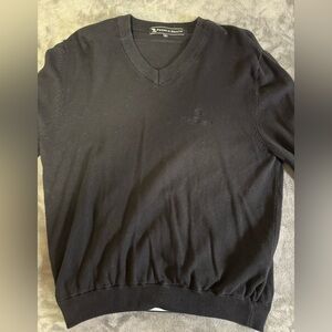 Pebble Beach Men's Charcoal V-Neck Sweater